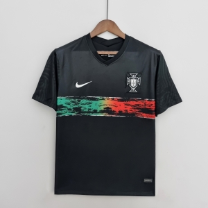 2022 Portugal Black Soccer Jersey
