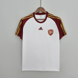 22/23 Arsenal Training Suit White Soccer Jersey