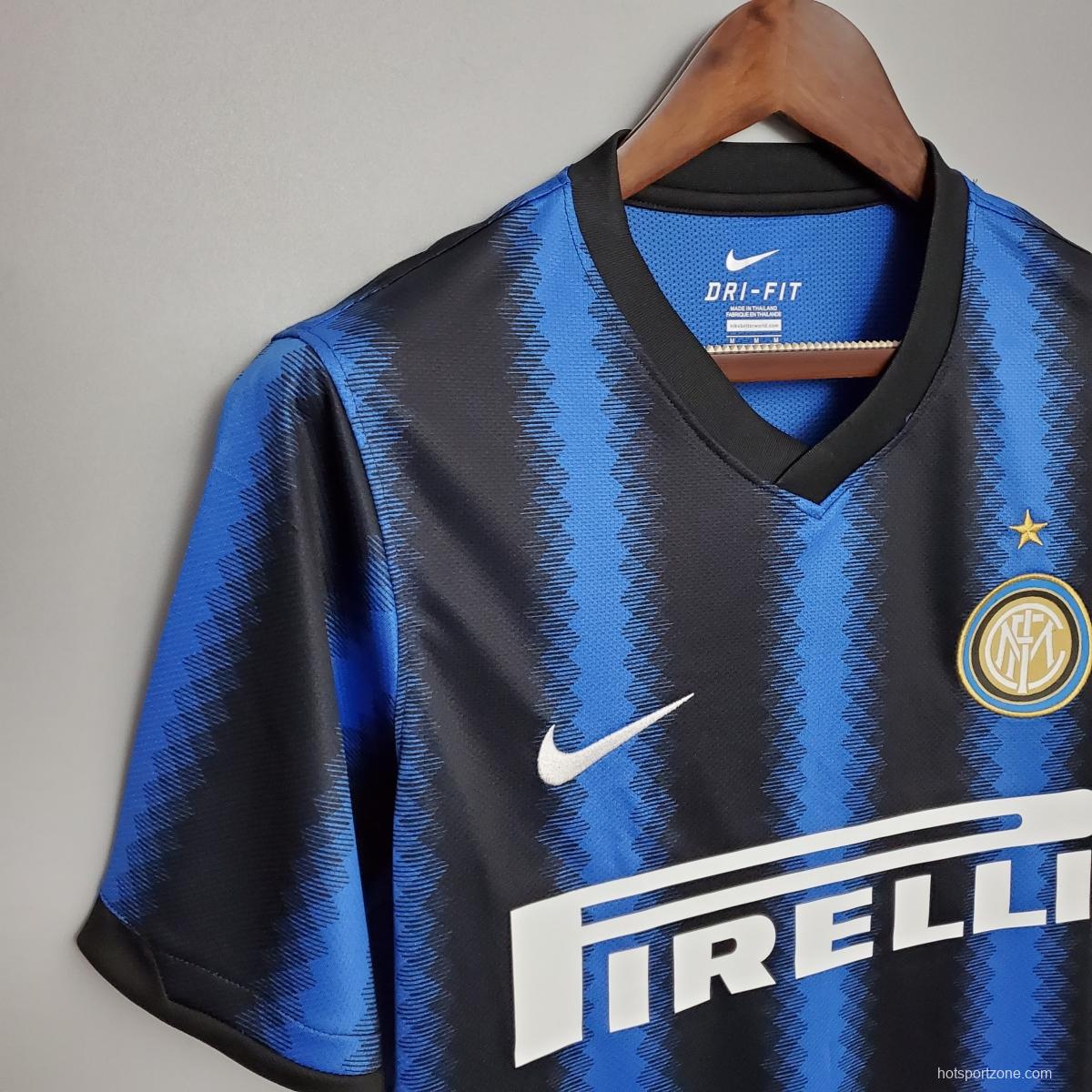 Retro 10/11 Inter Milan home Soccer Jersey