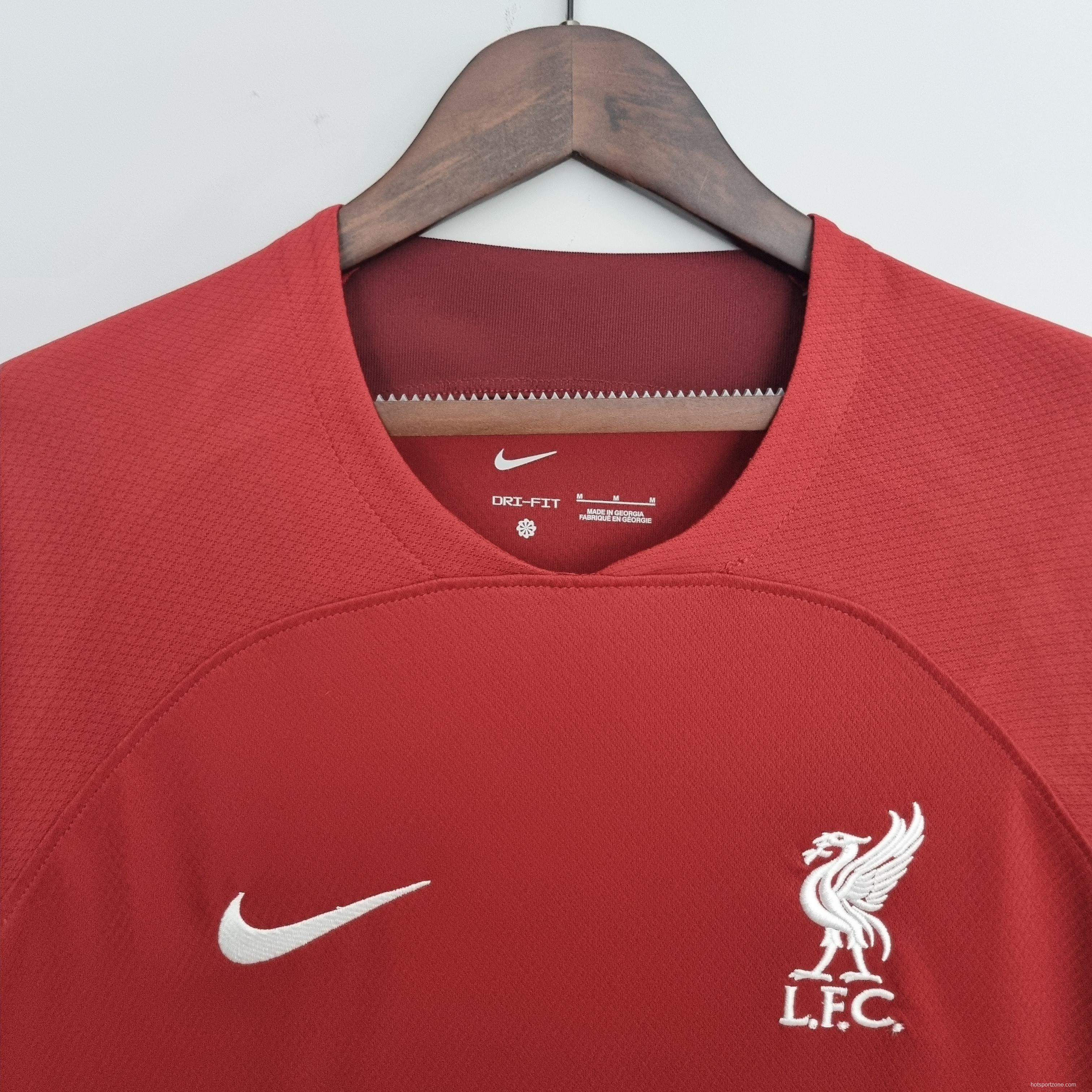 22/23 Liverpool Home Soccer Jersey