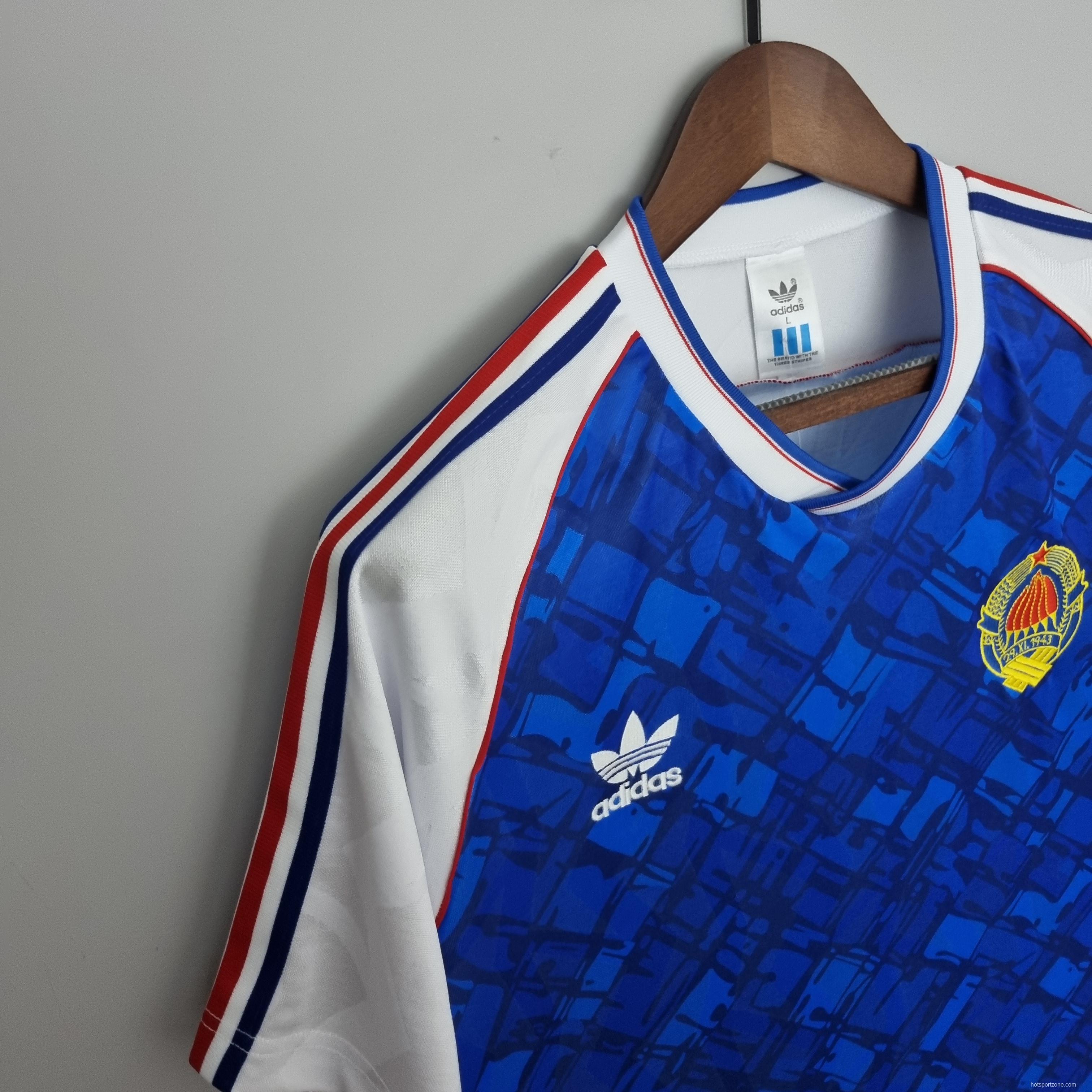 Retro 1992 Yugoslavia home Soccer Jersey
