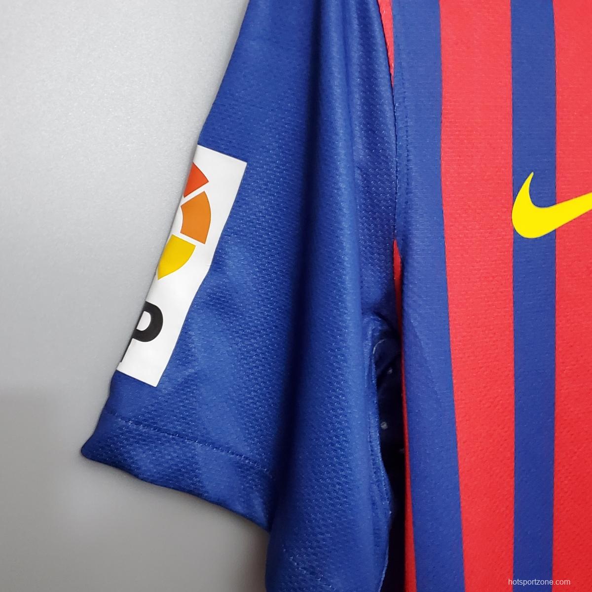 Retro Barcelona 11/12 home Soccer Jersey