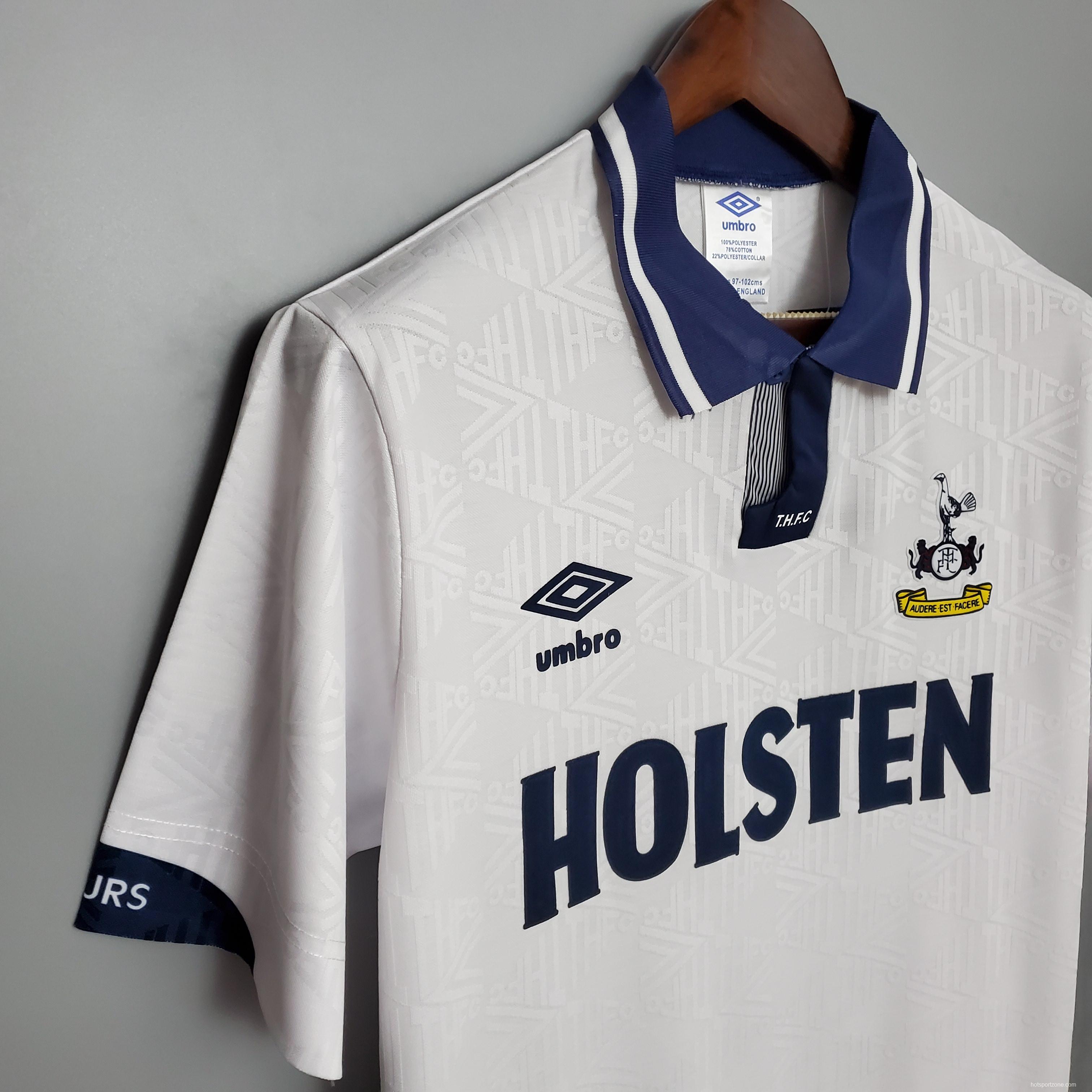 Retro Tottenham 1994 home Soccer Jersey