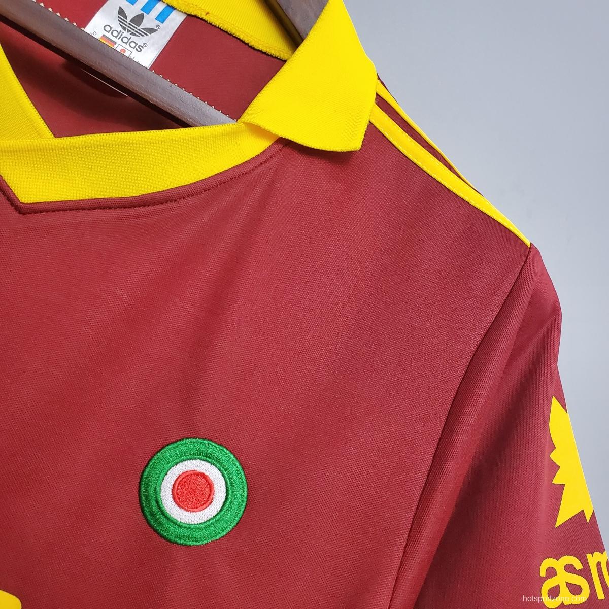 Retro Roma 91/92 home Soccer Jersey