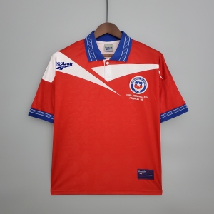 Retro 1998 Chile home Soccer Jersey
