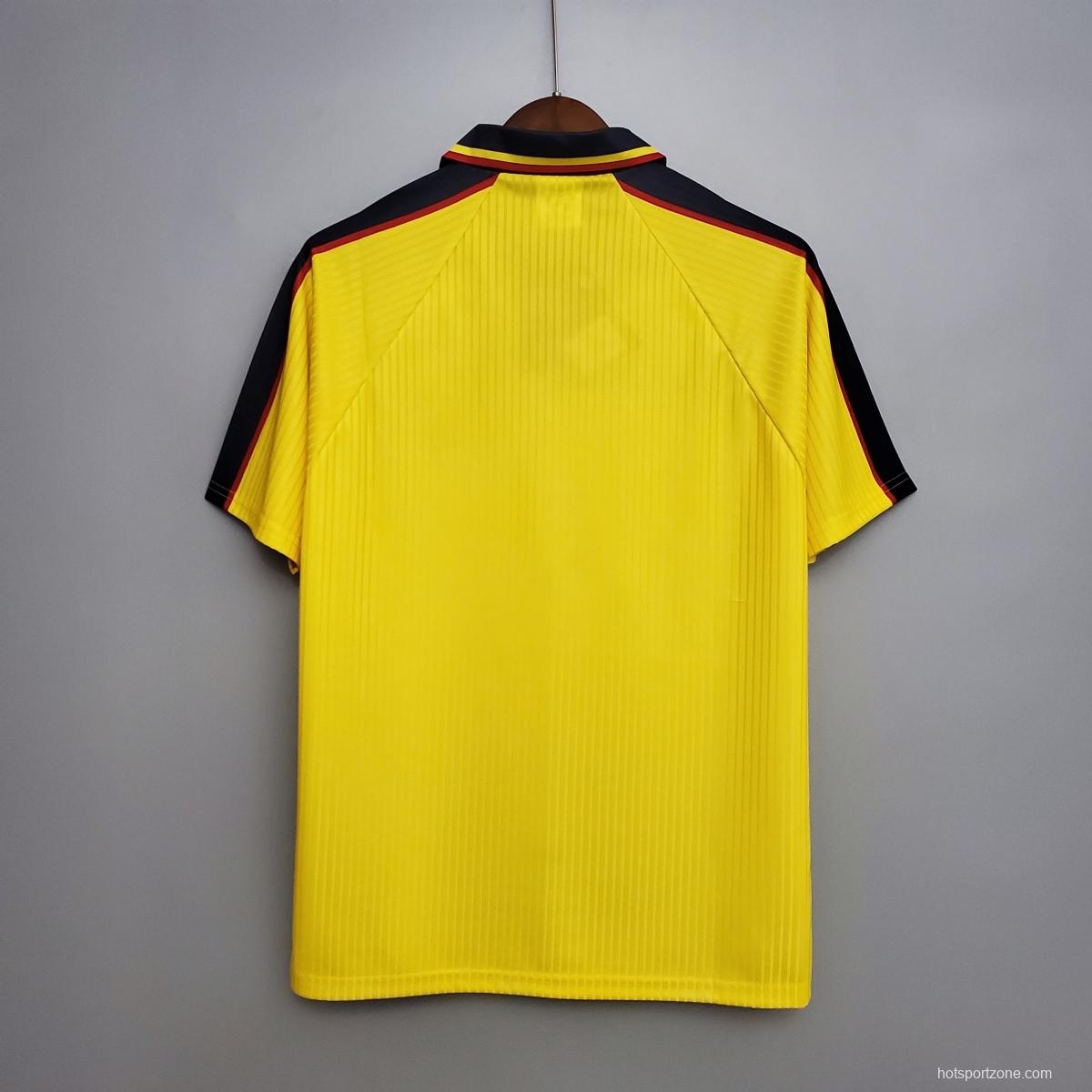 Retro Scotland 96/98 Yellow Soccer Jersey