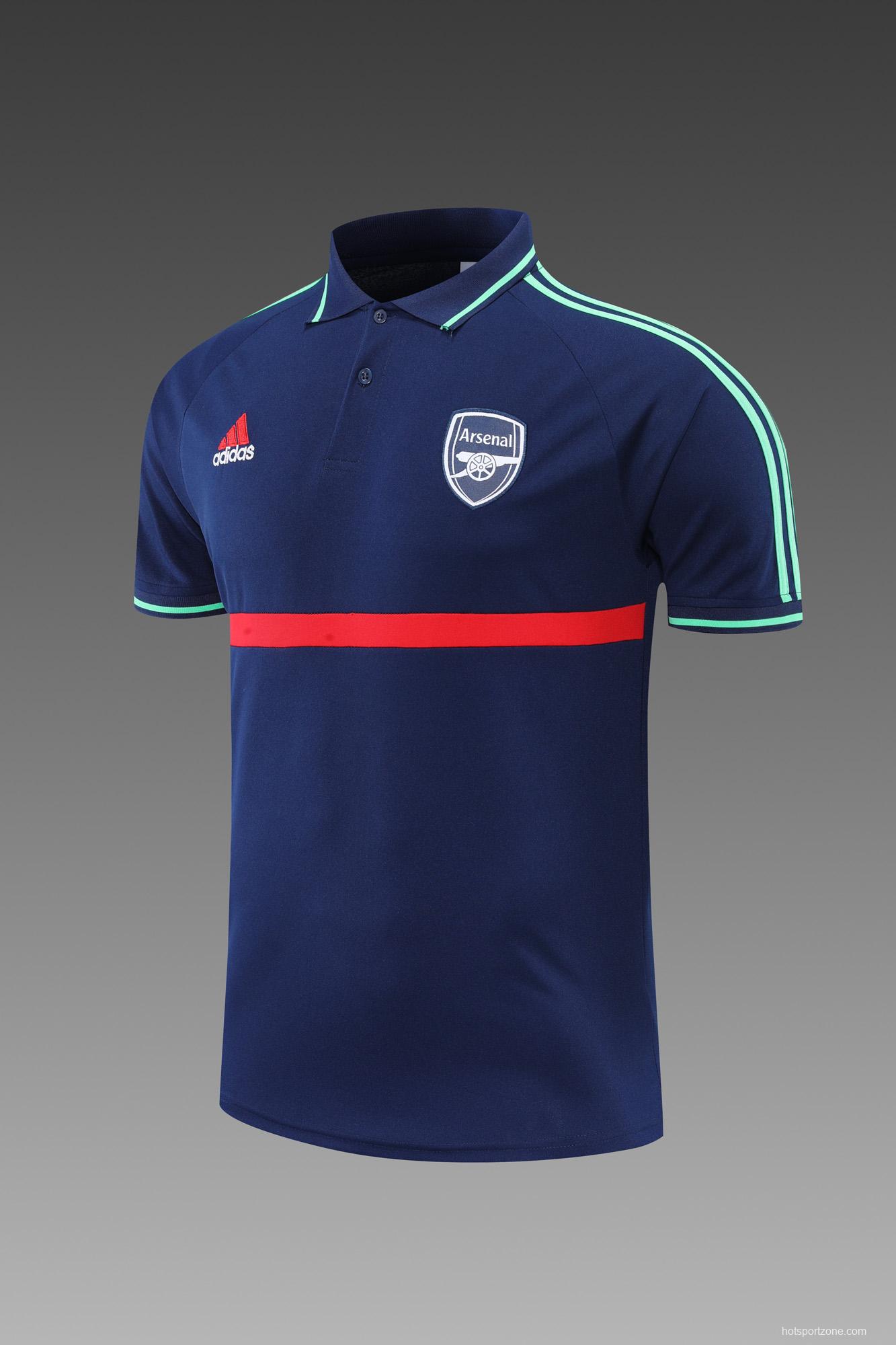 Arsenal POLO kit royal blue (not available for separate sale)