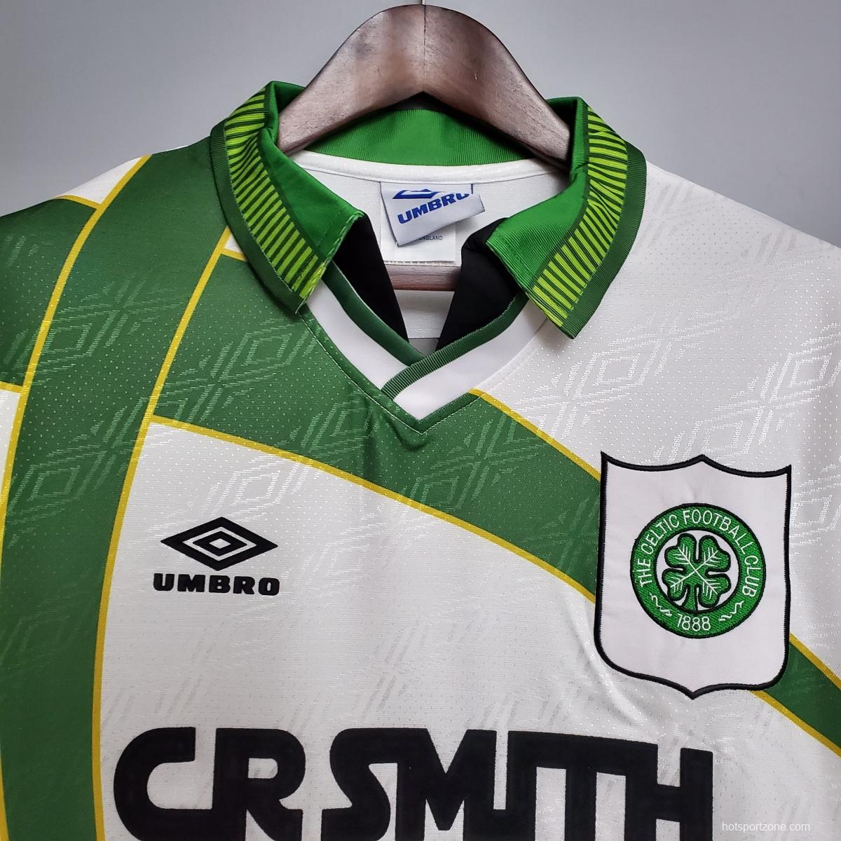 Retro Celtic 93/95 home Soccer Jersey