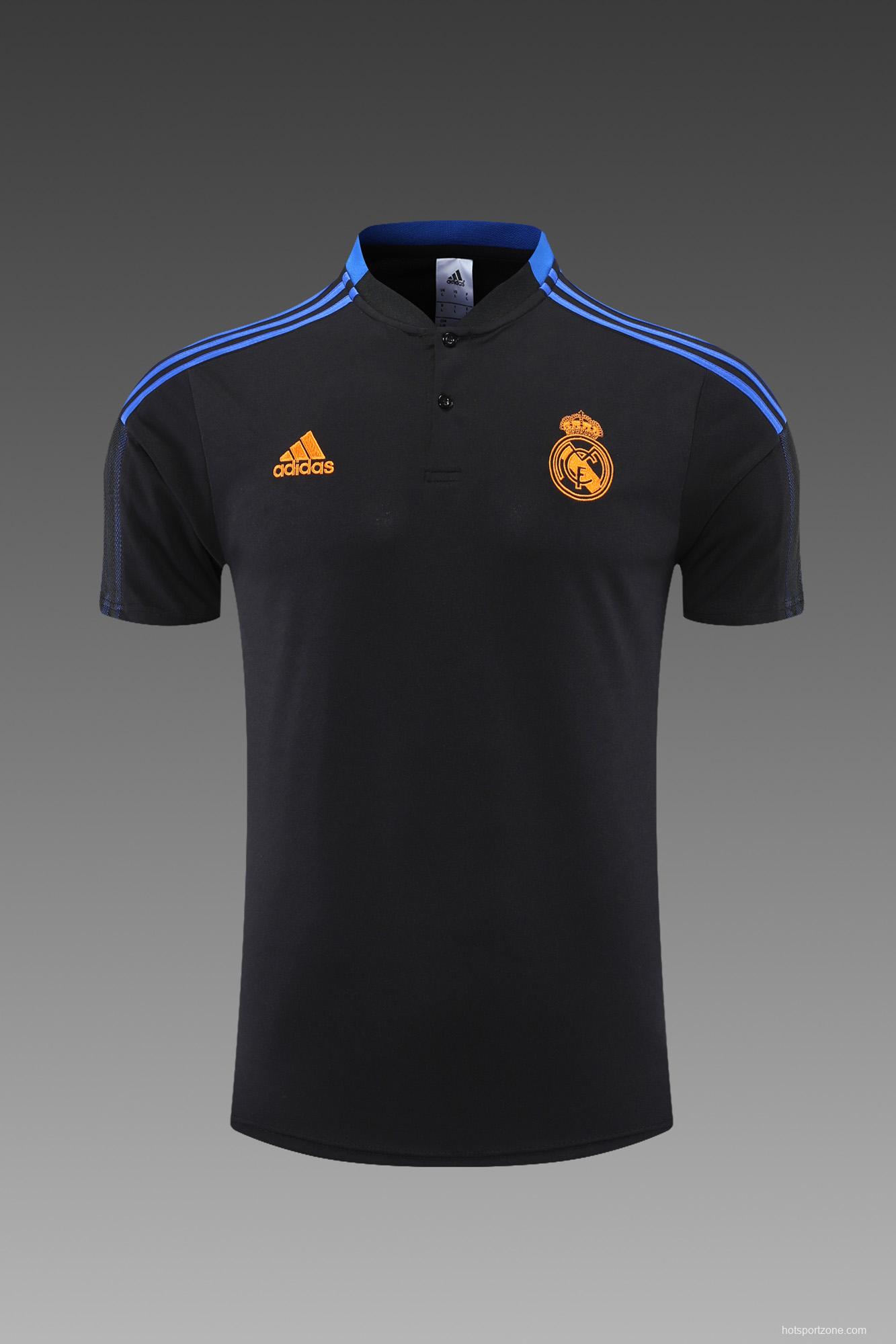 Real Madrid POLO kit black and blue stripes (not supported to be sold separately)