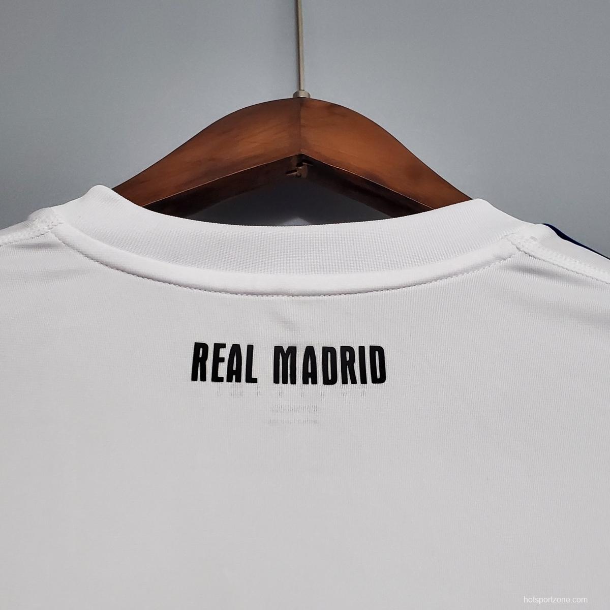 Retro Real Madrid 10/11 Long sleeve home Soccer Jersey