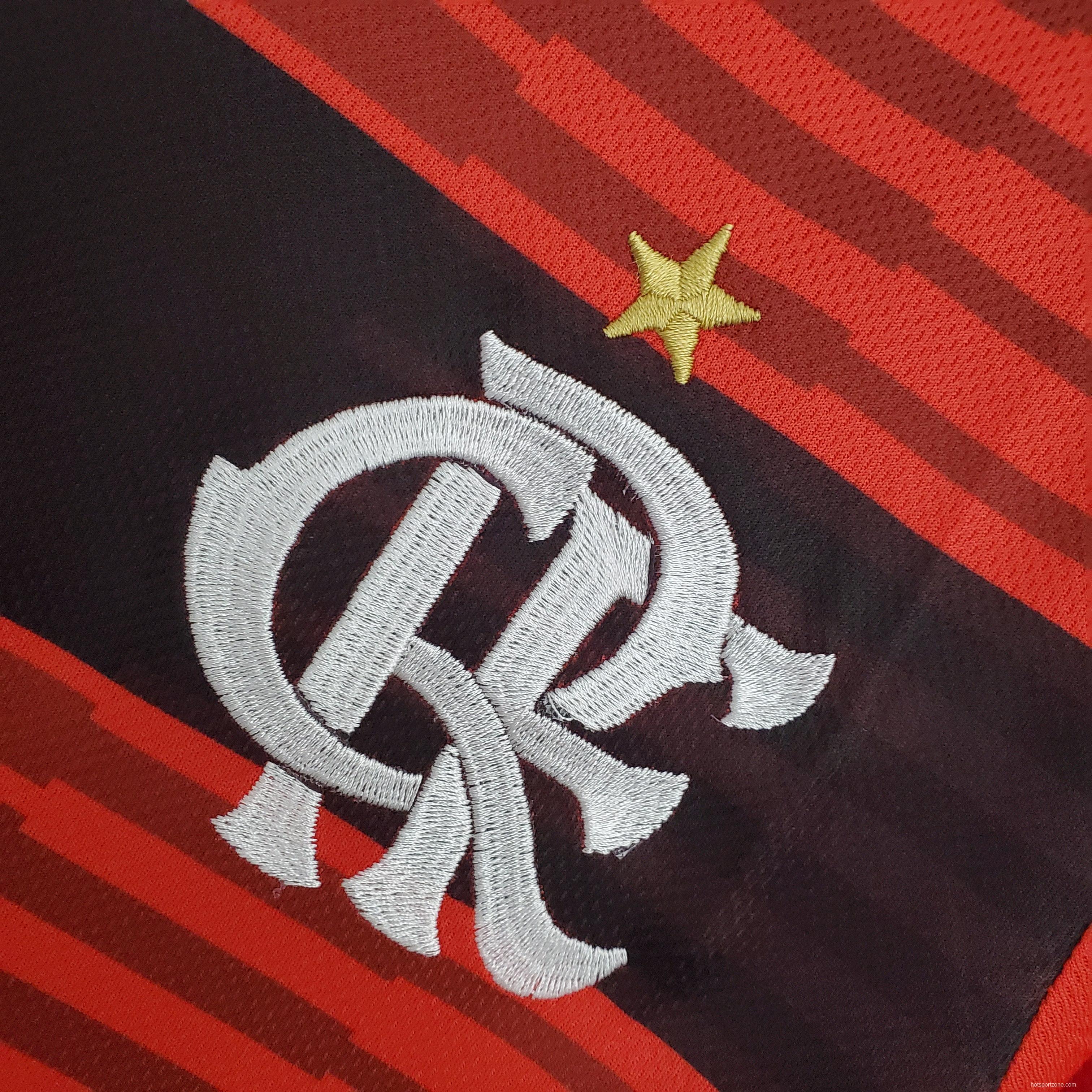 Retro 18/19 Flamengo home Soccer Jersey