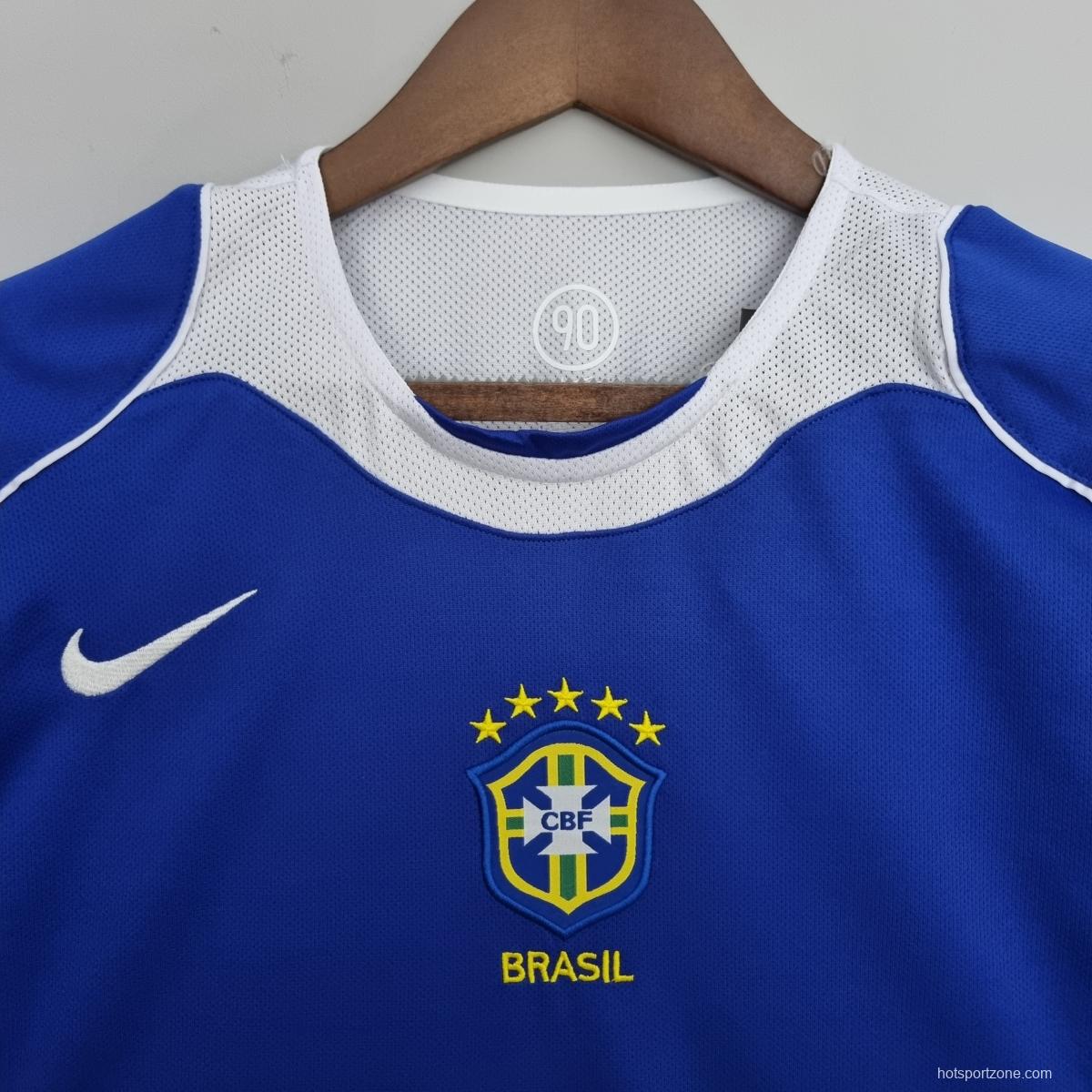 Retro 2004/06 Brazil away Soccer Jersey