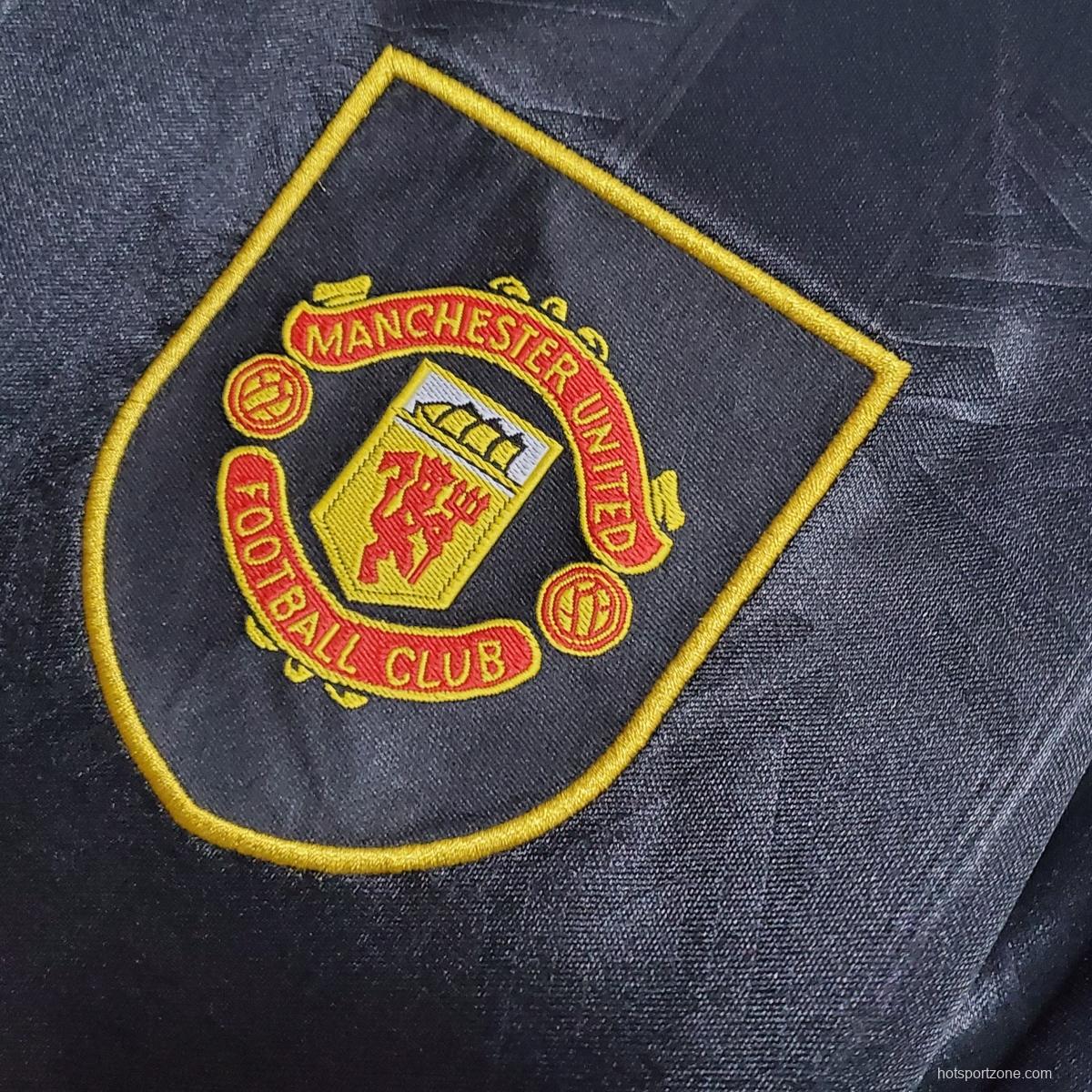 Retro 93/95 Manchester United away Soccer Jersey