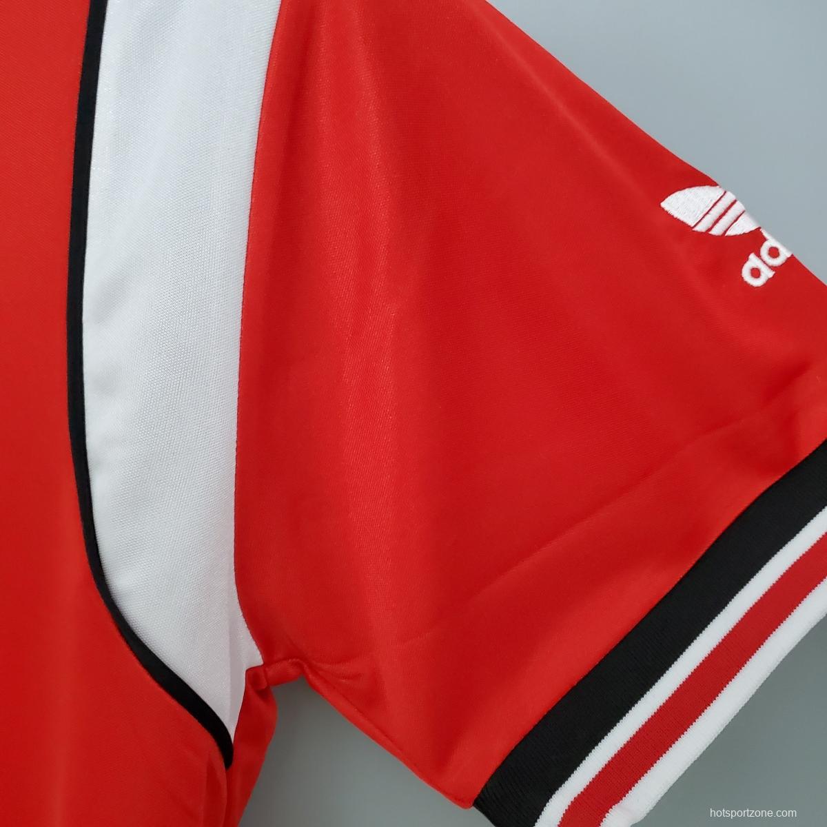 Retro Manchester United 85/86 home Soccer Jersey