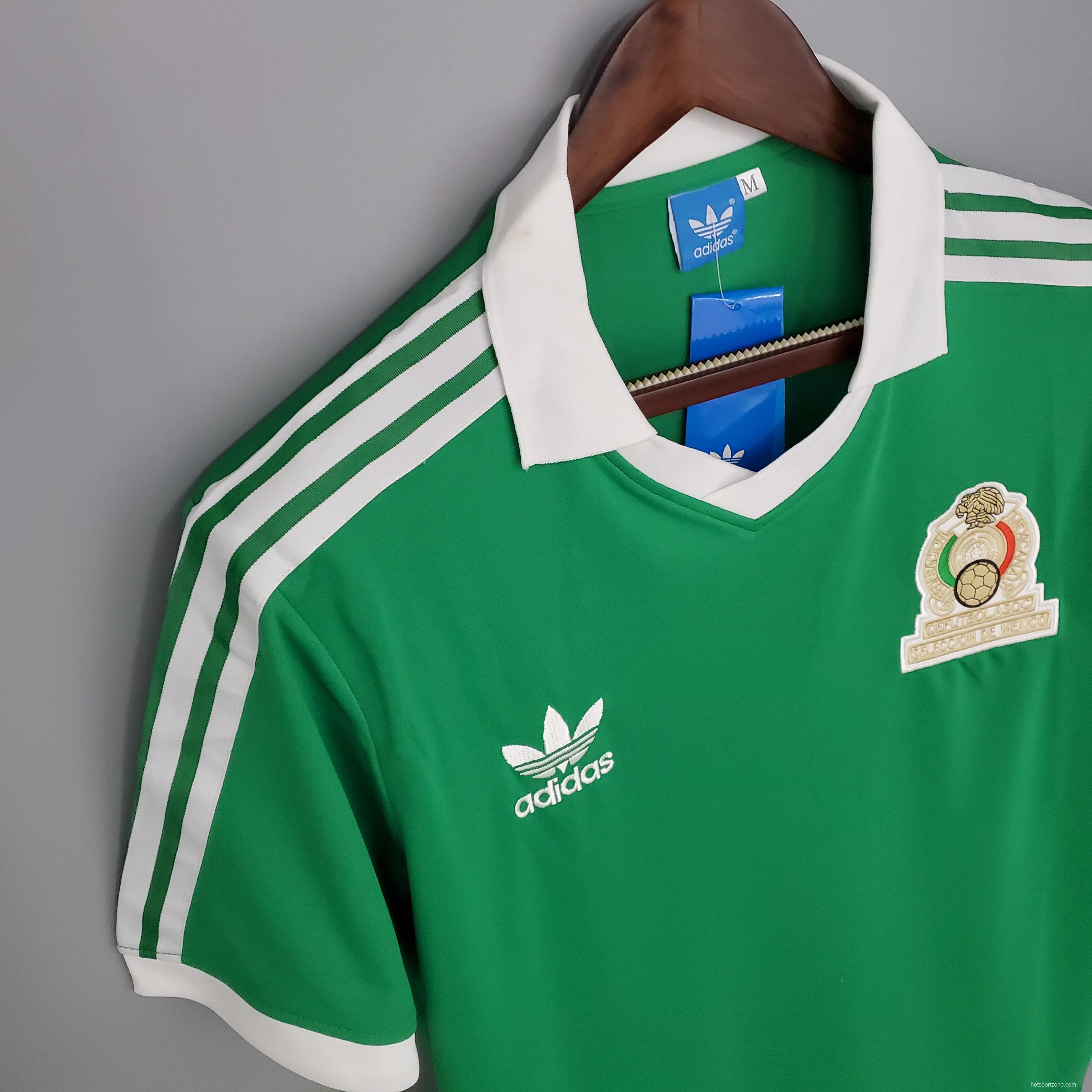 Retro Mexico 1986 home Soccer Jersey