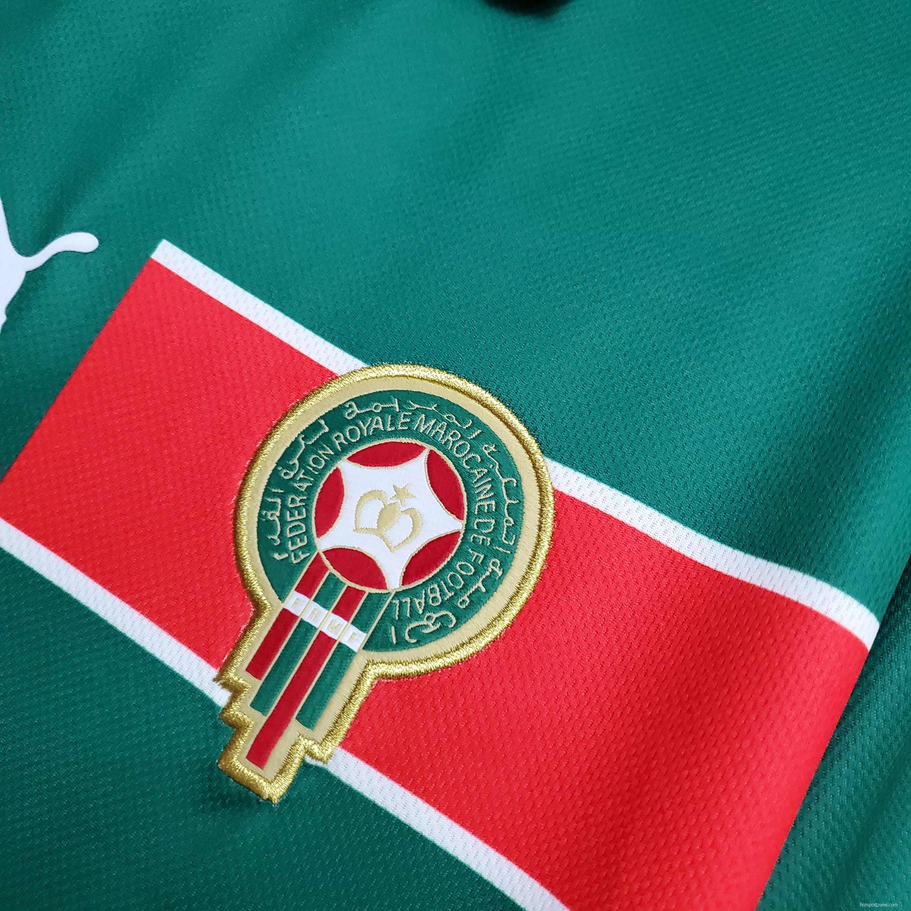 Retro 1998 Morocco home Soccer Jersey