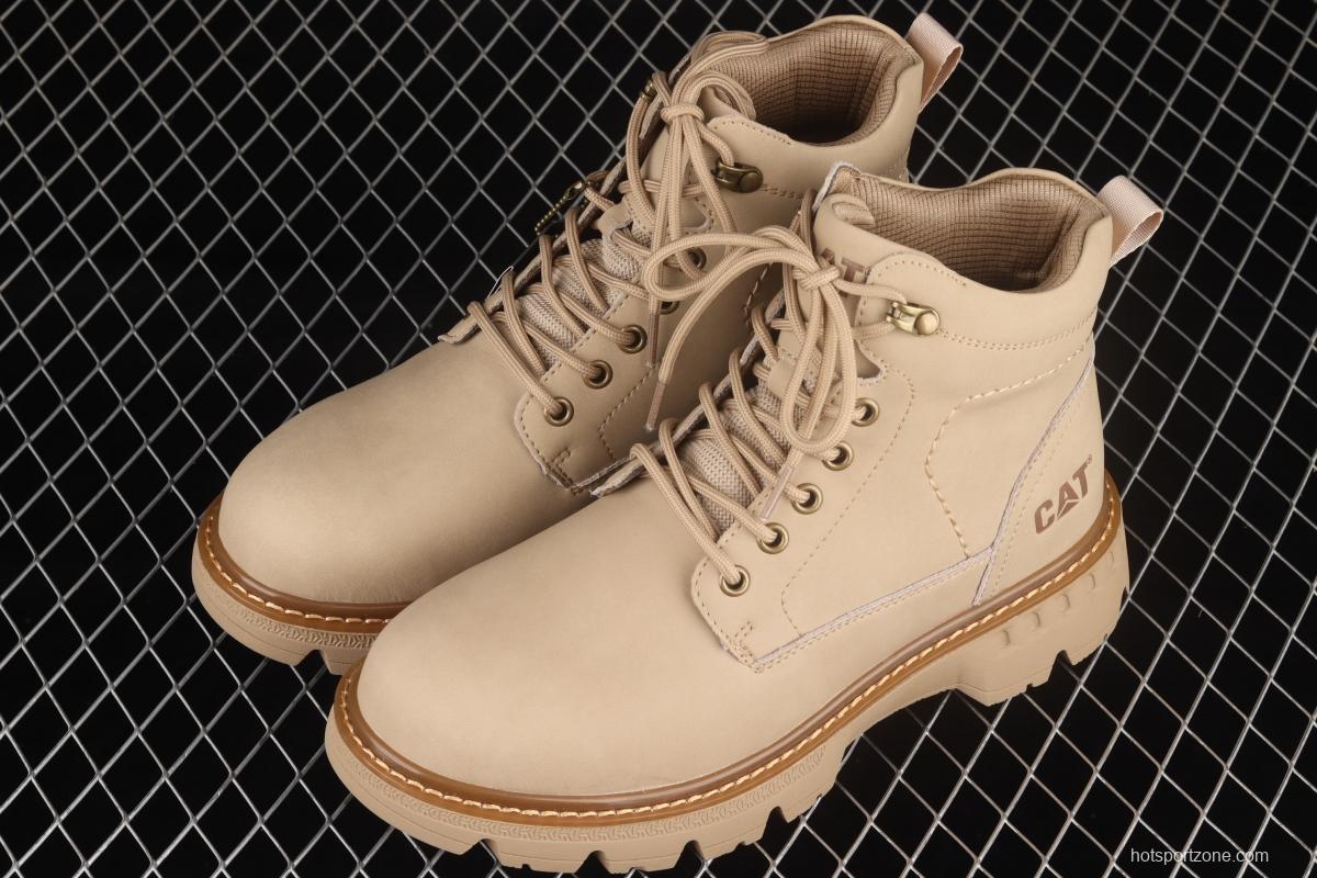 CAT FOOTWEAR/ CAT RYMAN WP 21SS autumn and winter new outdoor rhubarb boots series P717888SAND