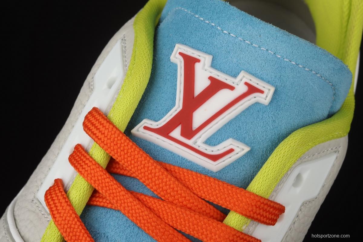 Authentic LV 2021s LV Trainer is limited to the latest color matching in autumn