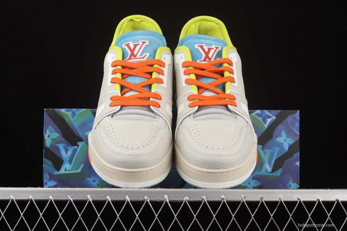 Authentic LV 2021s LV Trainer is limited to the latest color matching in autumn