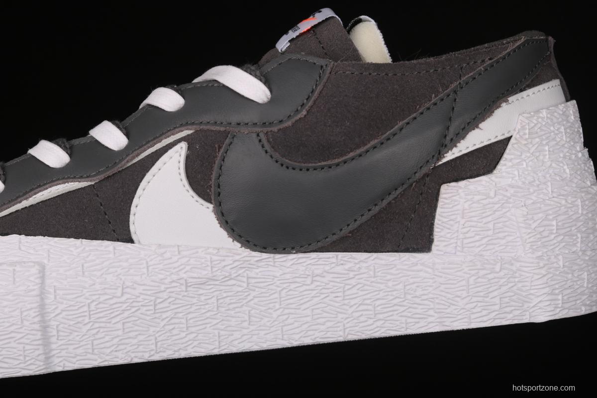 Sacai x NIKE Blazer Low co-signed Trail Blazers low-top casual board shoes DD1877-002