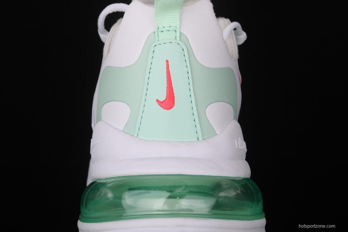 NIKE Air Max 270React new high-frequency mesh function half-palm air cushion cushioning running cloth shoes CV3025-100