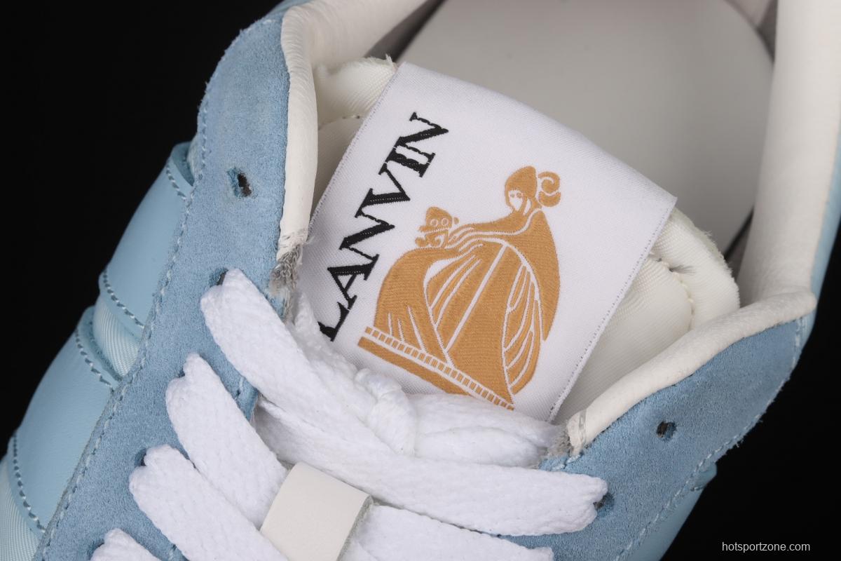 Lanvin Bumper French classic luxury brand Langfan retro leisure sneakers