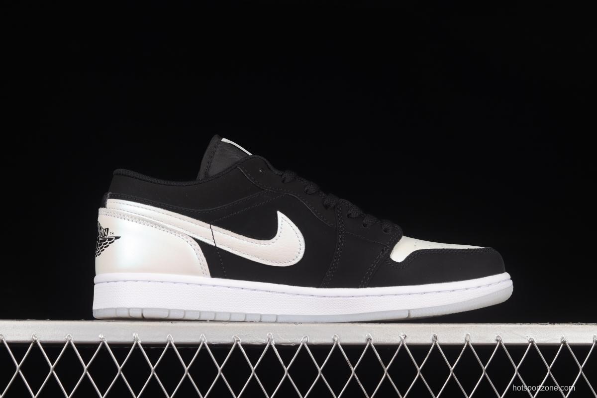 Air Jordan 1 Black and White Laser Low Top Retro Culture Basketball Shoes DH6931-001