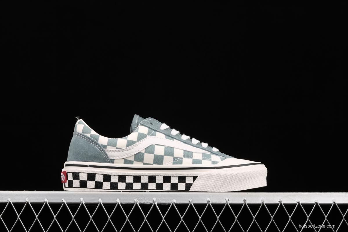 Vans Style 36 SF light blue checkerboard low-top casual board shoes VN0A3MVLY6H
