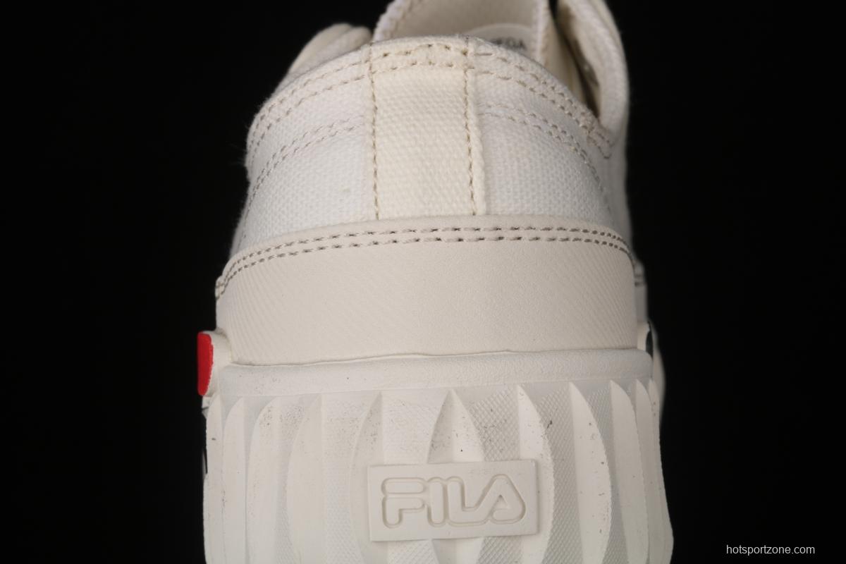FILA 2021 new thick bottom biscuit small white shoes F12W124342FGA