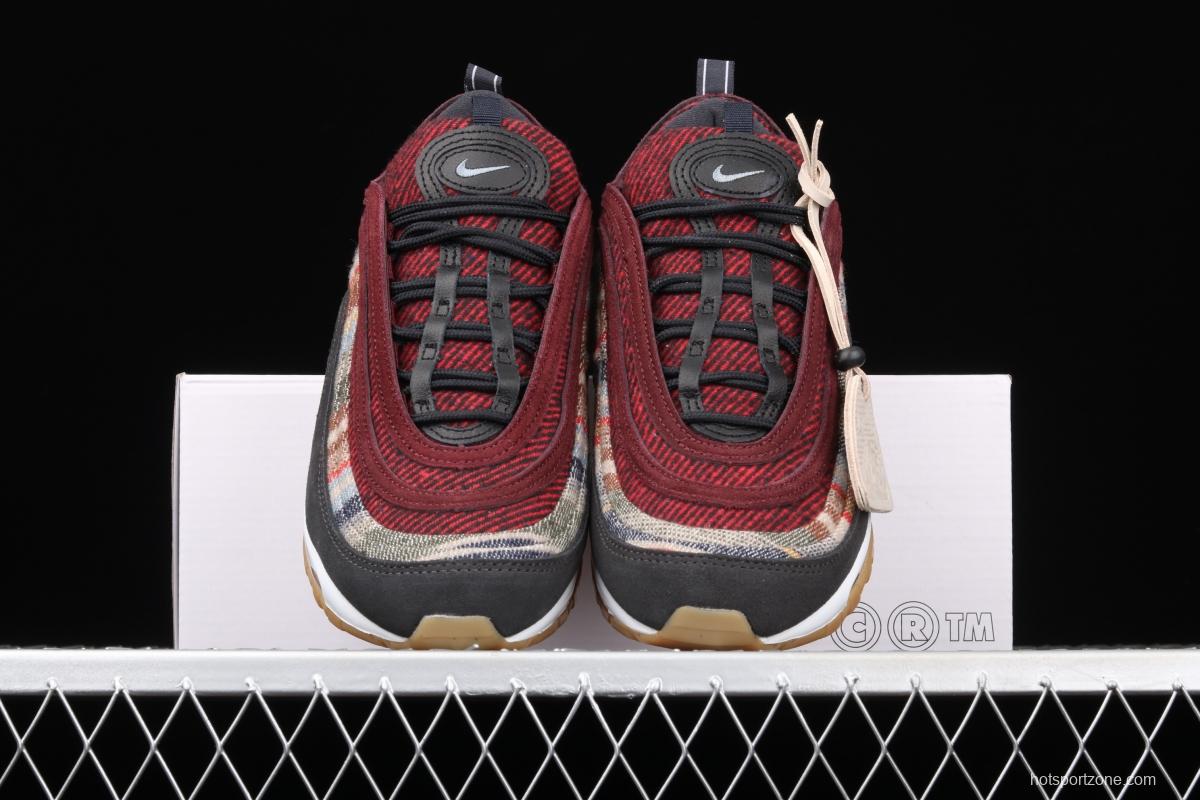 NIKE Air Max 97 brown color matching bullet air cushion running shoes DC3494-993