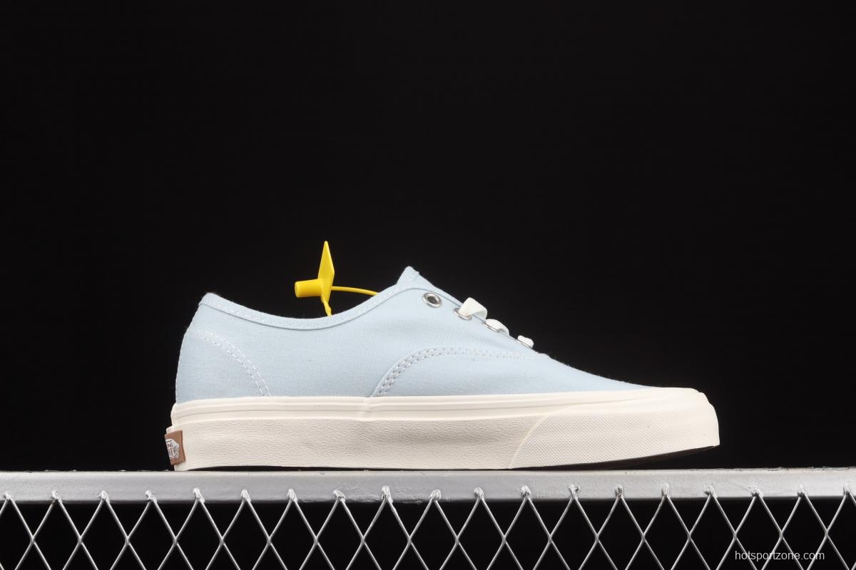 Vans Eco Theory recycled powder blue rice white linen rope canvas board shoes VN0A5HZS9FR