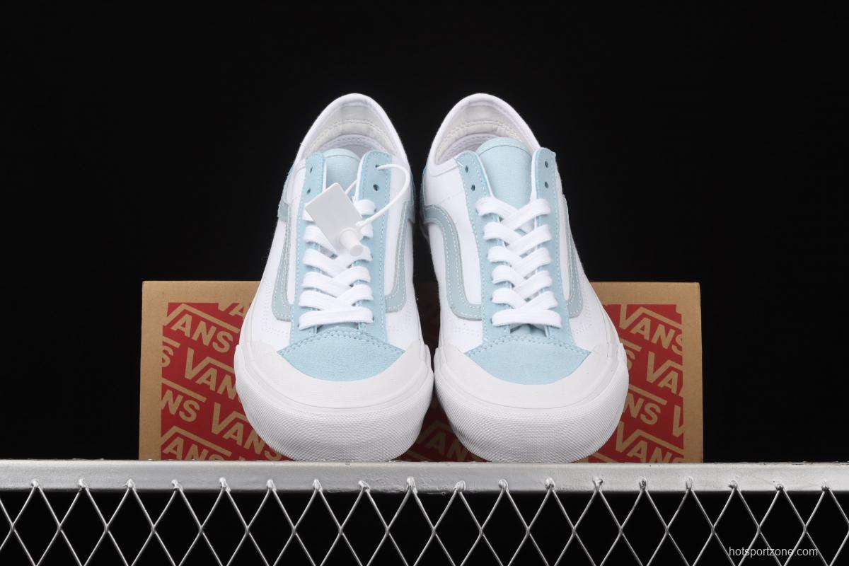Vans Style 36 Cecon SF half-moon Baotou ice blue green low-top casual board shoes VN0A4BVEWS6