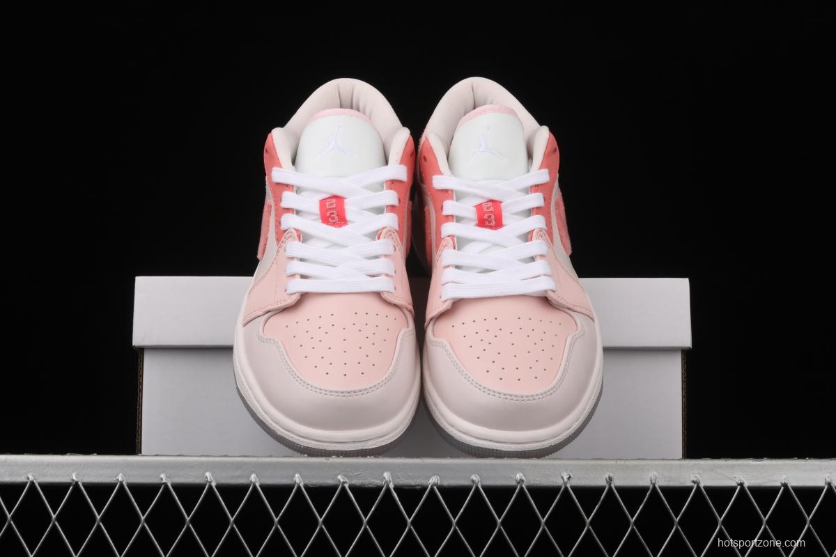 Air Jordan 1 Low two-dimensional Valentine's Day low-end retro culture basketball shoes DM5443-666