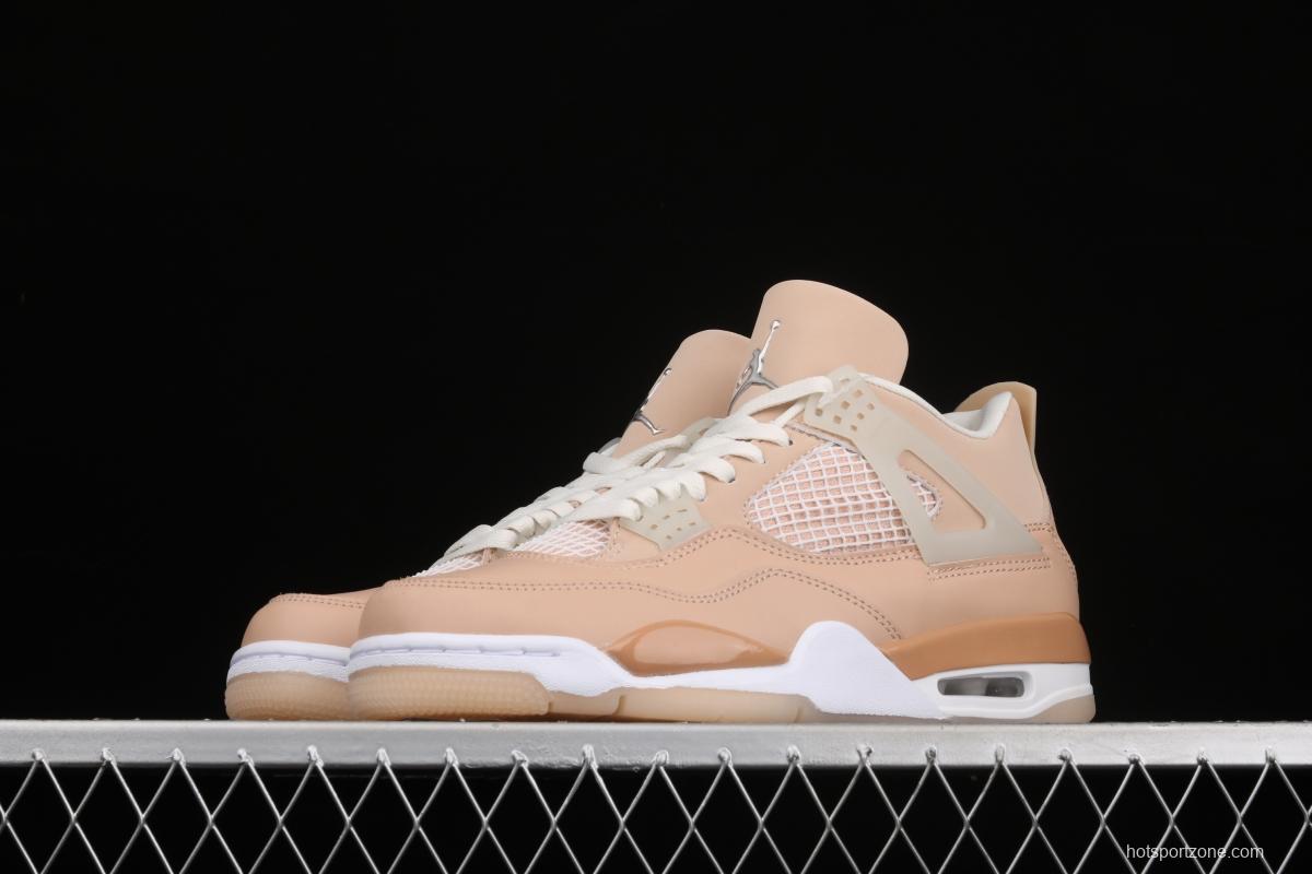 Air Jordan 4 Shimmer khaki light color DJ0675-200