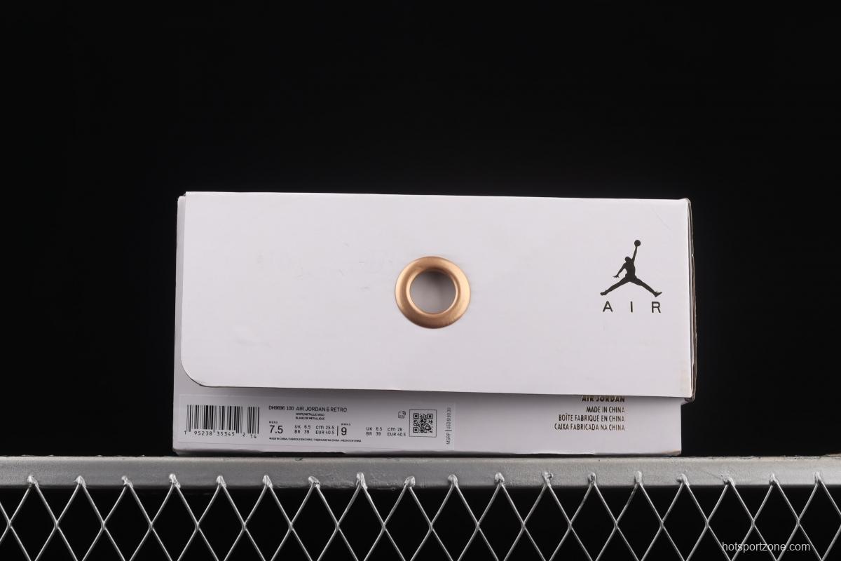 Air Jordan 6 Retro Gold Hoops tomorrow exclusive DH9696-100