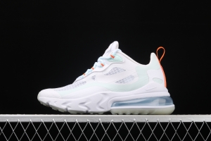 NIKE Air Max 270React new high-frequency mesh function half-palm air cushion cushioning running cloth shoes CJ0620-100