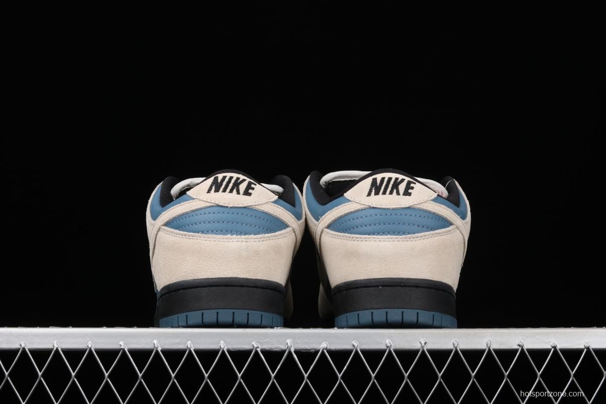 NIKE DUNK Low SB Pro blue and white dunk series low side leisure sports skateboard shoes BQ6817-200