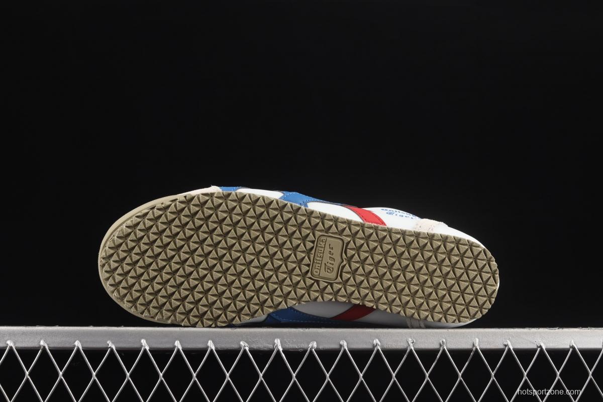 OnitsukaTiger Mexico 66 Mid Runner leather Zhongbang casual running shoes DL409-0143