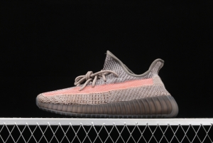Adidas Yeezy 350 Boost V2 Ash Stone GW0089 Darth Coconut 350 second generation hollowed-out volcanic lime powder color matching