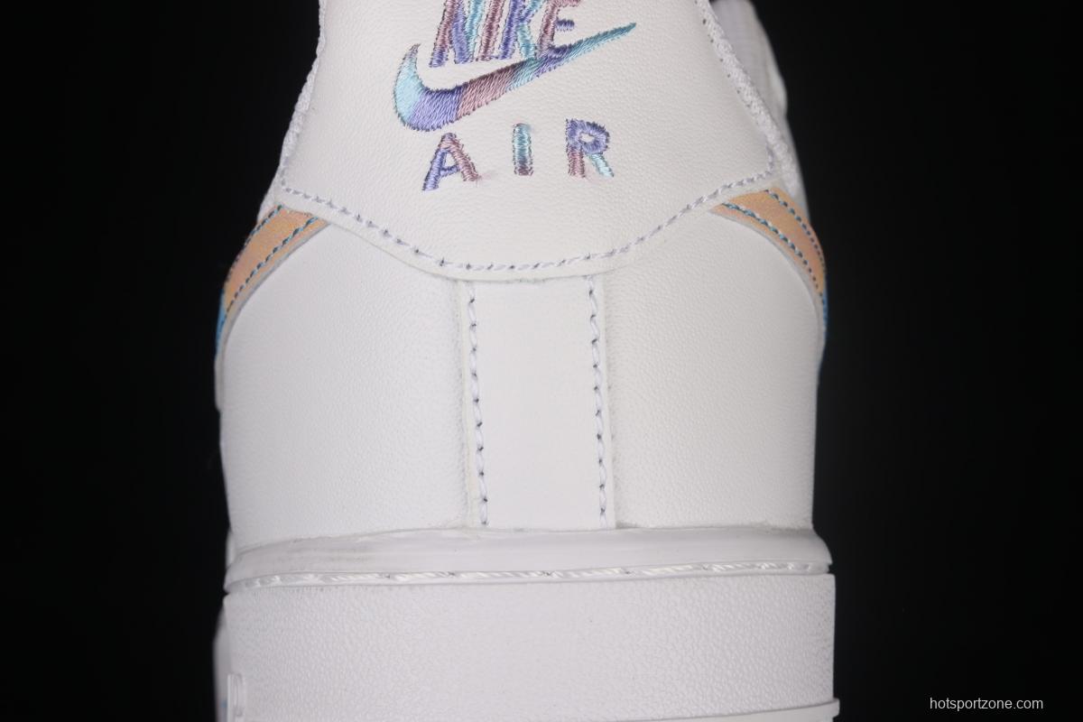 NIKE Air Force 1x 07 Lx graffiti low upper board shoes DD8959-100