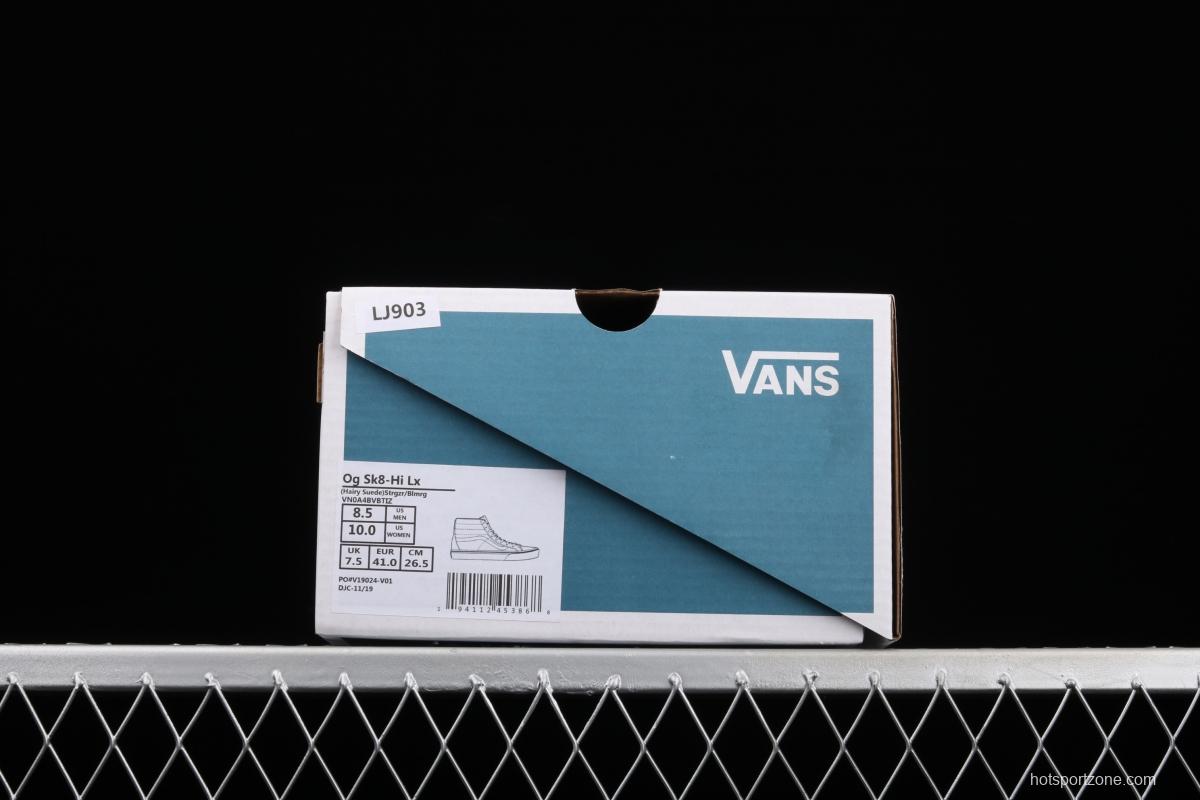 Vans Vault OG SK8-Hi Lx long suede high-top casual board shoes VN0A4BVBTIZ