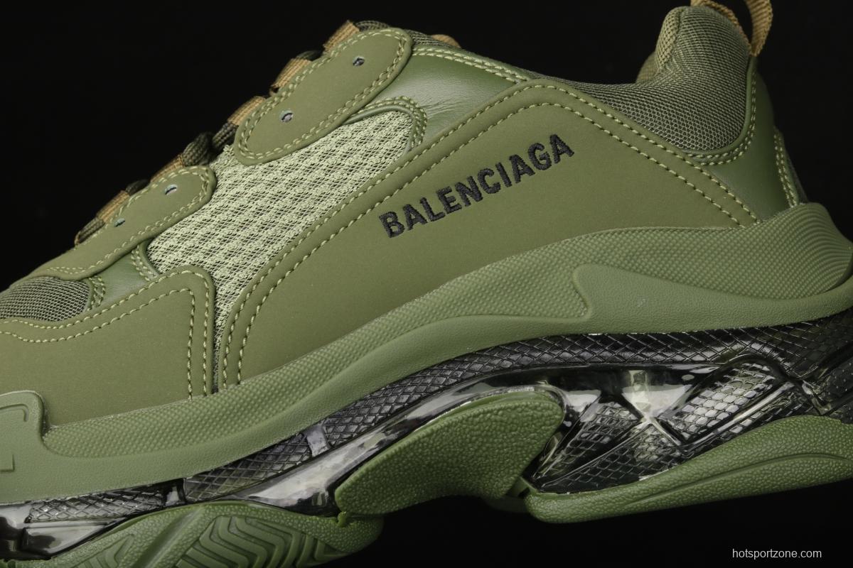 Balenciaga Triple S 3.0 full-combination nitrogen crystal outsole W2GA12325 for retro casual running shoes