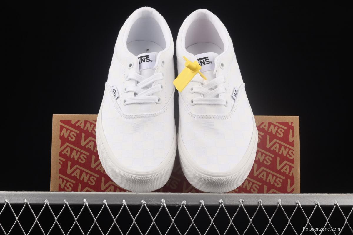 Vans Style 36 Milk White Chess Lattice low-top casual board shoes VN0A3WN3VEE