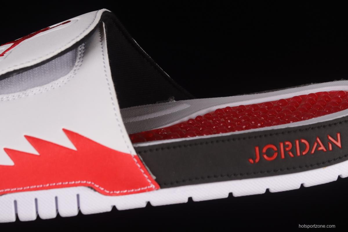 Air Jordan Hydro V Retro Flying Man Velcro Slippers 555501-101