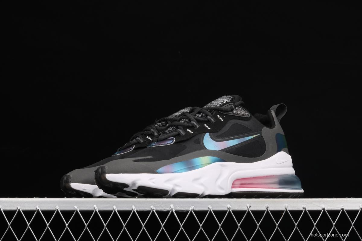 NIKE Air Max 270React new high-frequency mesh hollowing out function half-palm air cushion running shoes CT5064-001