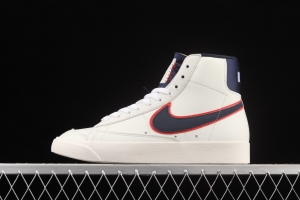 NIKE Blazer Mid '1977 Vintage Lucid Green Trail Blazers White Deep Blue Red High Top Leisure Board shoes CD9318-100