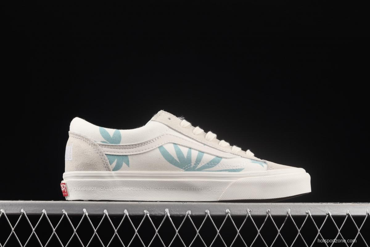 Vans Style 36 Og lx White Palm Maple Leaf casual Board shoes VN0A54F6XC8