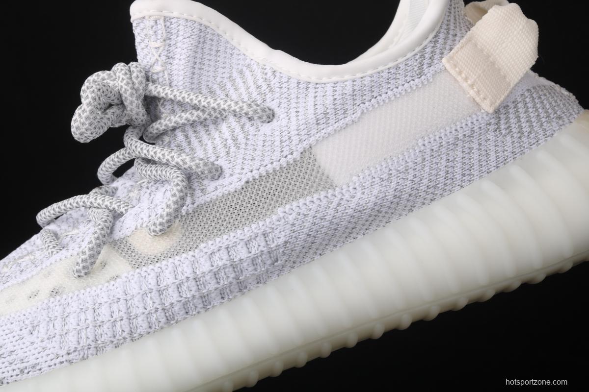 Adidas Yeezy Boost 350 V2 Static EF2367 Darth Coconut 350 second generation hollowed-out silk star BASF popcorn