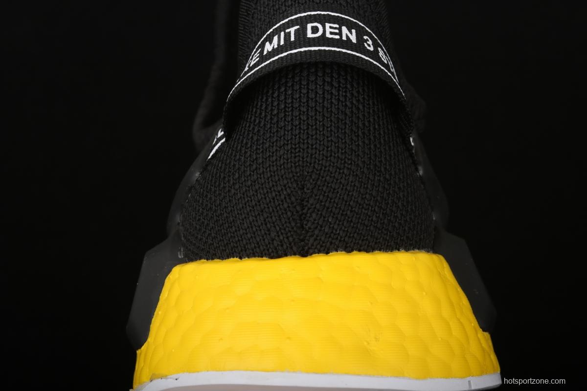 Adidas NMD R1 Boost V2 FY1182 second generation elastic knitted surface popcorn running shoes