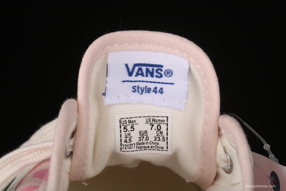 Vans Vault OG Authentic Lx high-end regional pink leopard pattern vulcanized canvas low-top casual board shoes VN0A38ENVL2